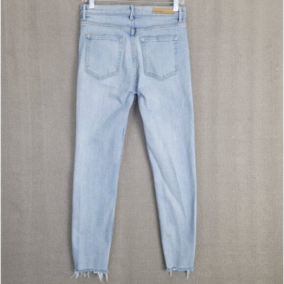 GRLFRND Size 26 Light Wash Titanium Karolina Raw hem Skinny Jean - Picture 10 of 12